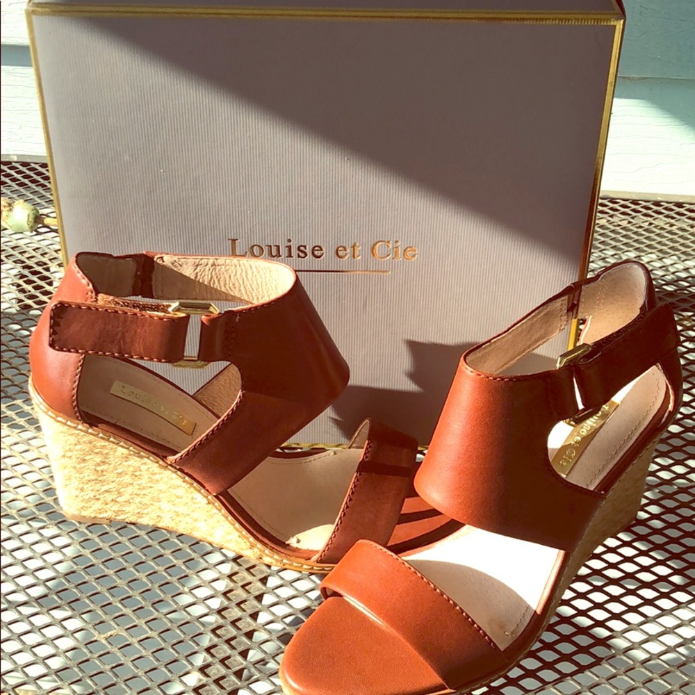 Louise et Cie wedges S 7 brown Santiago vachetta